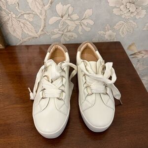 Joie white sneakers size 36 1/2. Rarely worn.